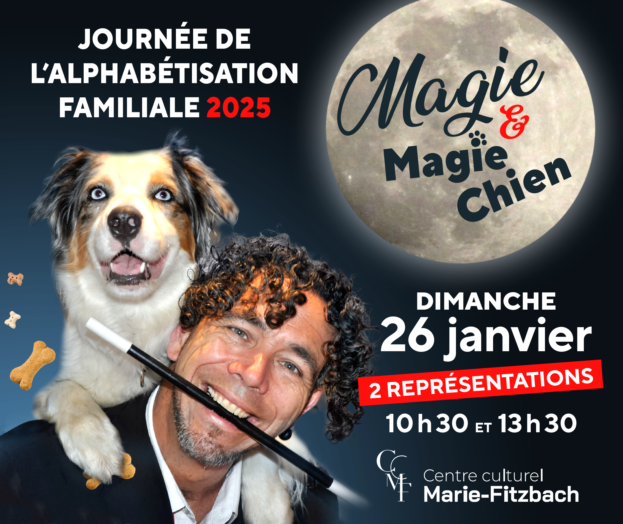 Visuel décrivant la Journee de l'Alphabetisation familiale 2025